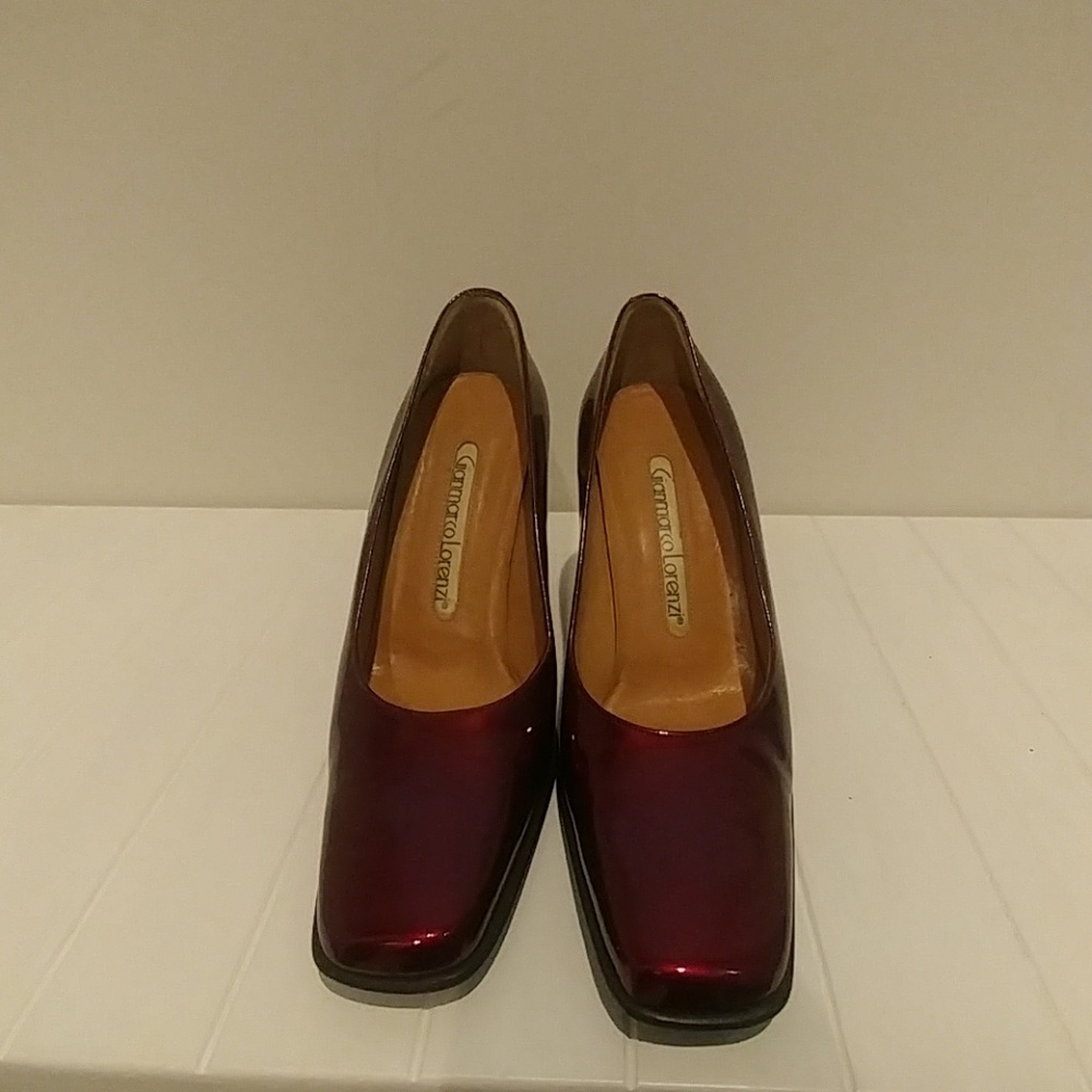 Gianmarco Lorenzi Italian Patent Leather Heels